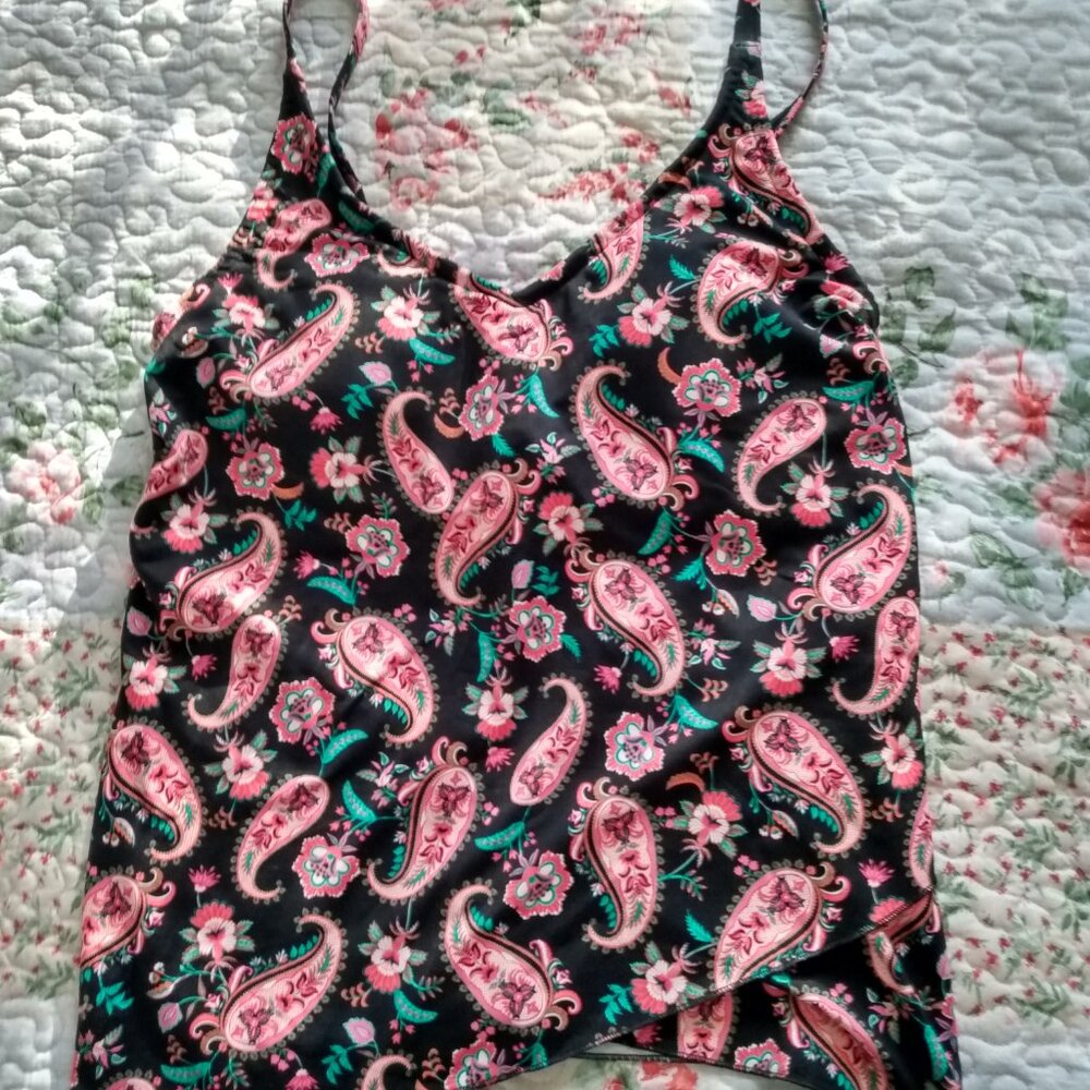 Nwt, Lands End Flutter Swim Top - image 1